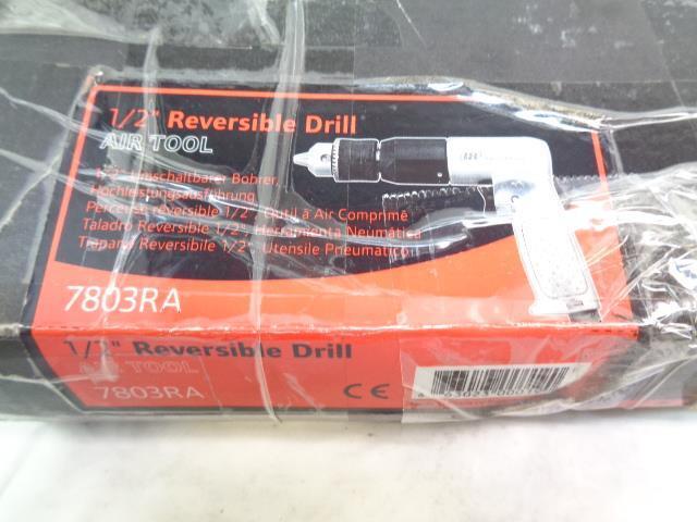 INGERSOLL RAND 7803RA 1/2" REVERSIBLE PNEUMATIC AIR DRILL VARIABLE SPEED NEW R29