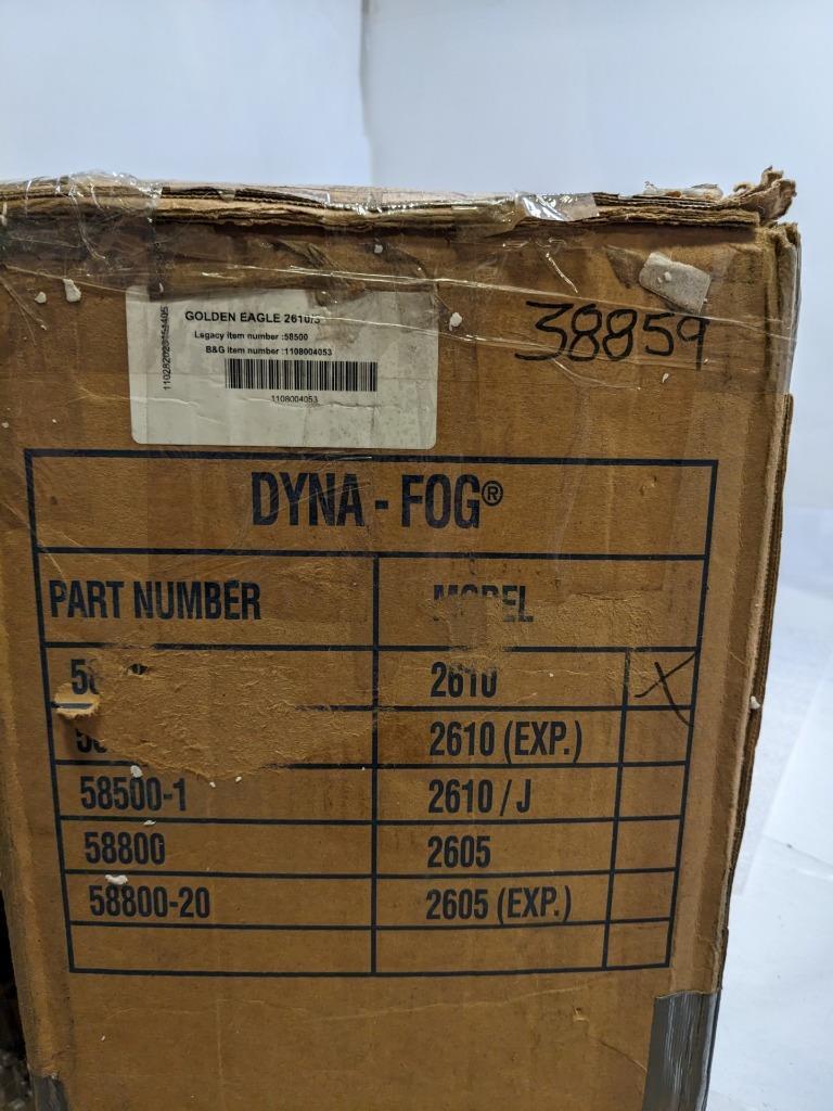 CURTIS DYNA-FOG 58500 GOLDEN EAGLE 2610 THERMAL FOGGER MISSING COMPONENT USED B2