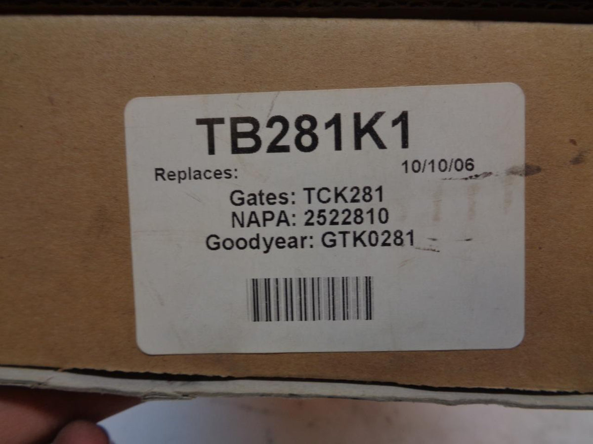 1 NEW CONTINENTAL TB281K1 TIMING BELT KIT R15T3
