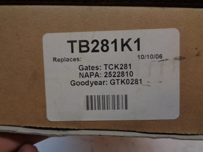 1 NEW CONTINENTAL TB281K1 TIMING BELT KIT R15T3