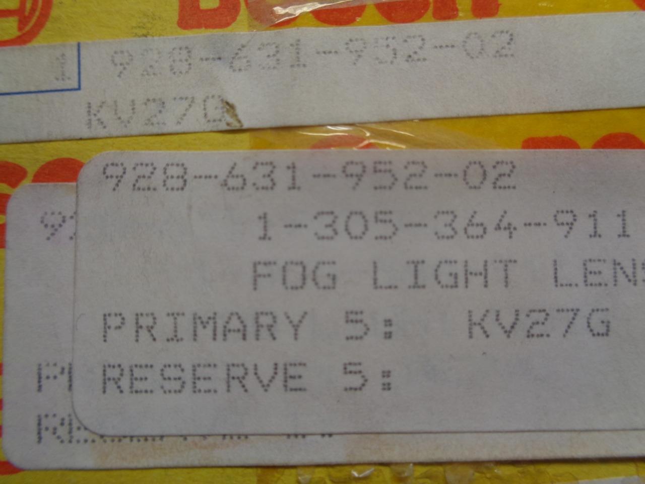 Porsche 928 Fog Light Lens Right USED BOSCH 928 631 952 02 R25T1