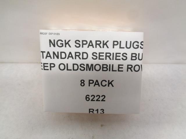 NGK SPARK PLUGS STANDARD SERIES 8 PACK BUICK JEEP OLDSMOBILE ROVER 6222 R13T1