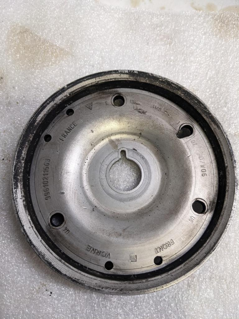 PORSCHE BOXSTER 987 05-08 PULLEY CRANKSHAFT 99610211563 USED 996.B.G.L.