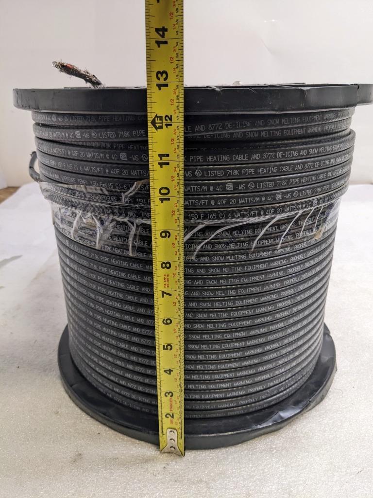 NVENT RAYCHEM WGRD-H622-1000 PARALLEL SELF-REG HEATING CABLE 240V 1000' NEW D0