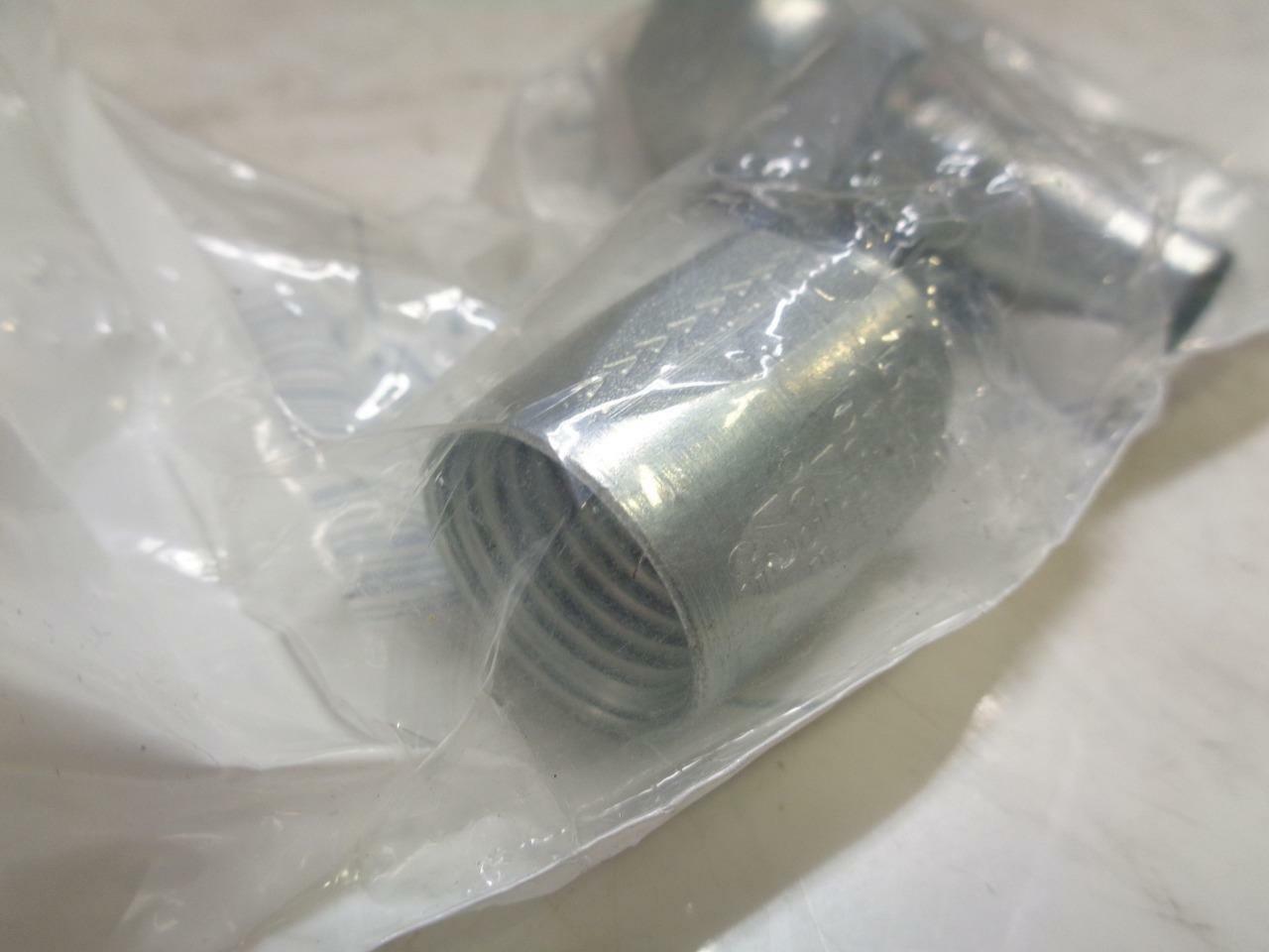 1 PACK OF 5 GATES G35210-1010 1/2" STEEL DUAL SEAT JIC & A1 FLARE COUPLING R10TD