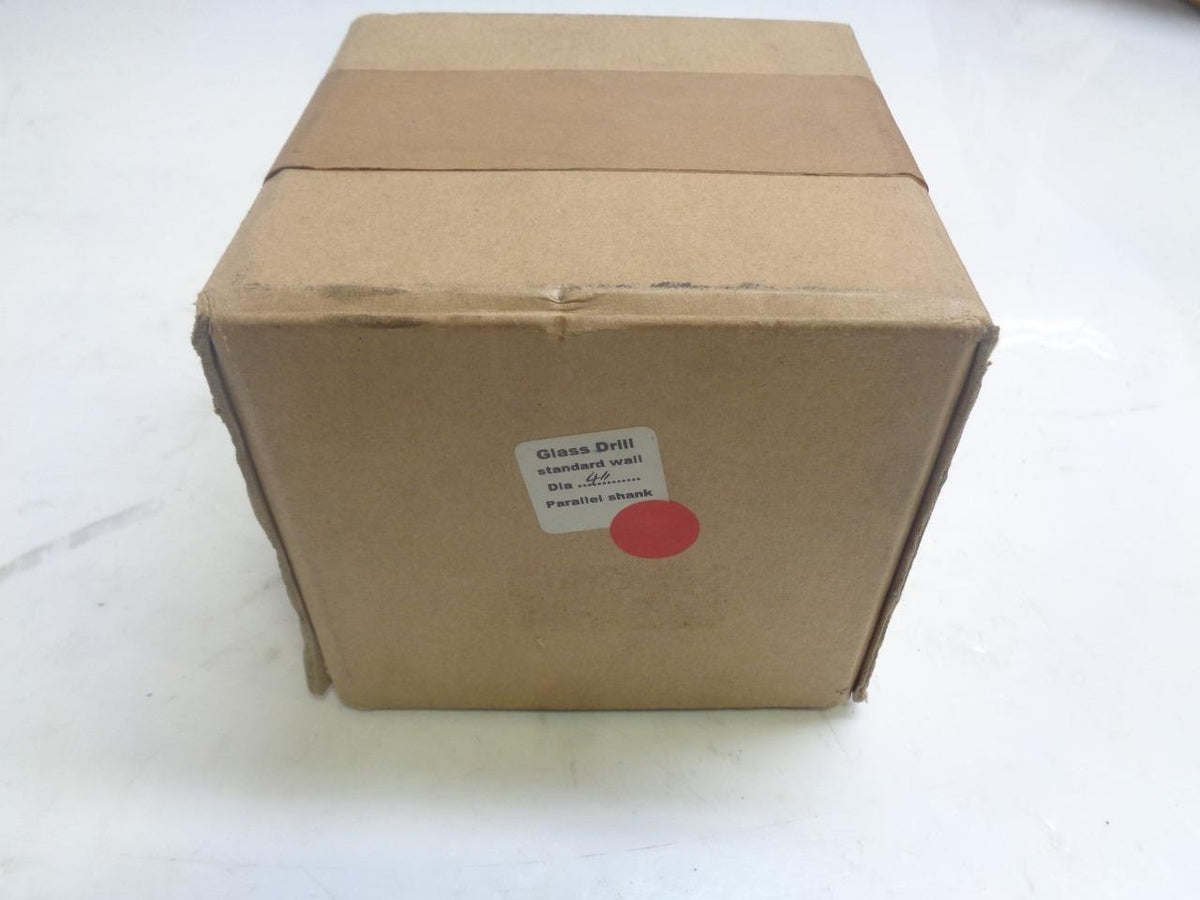 CRL 331747 GLASS DRILL 4" DIAMETER STANDARD WALL PARALLEL SHANK R22T1