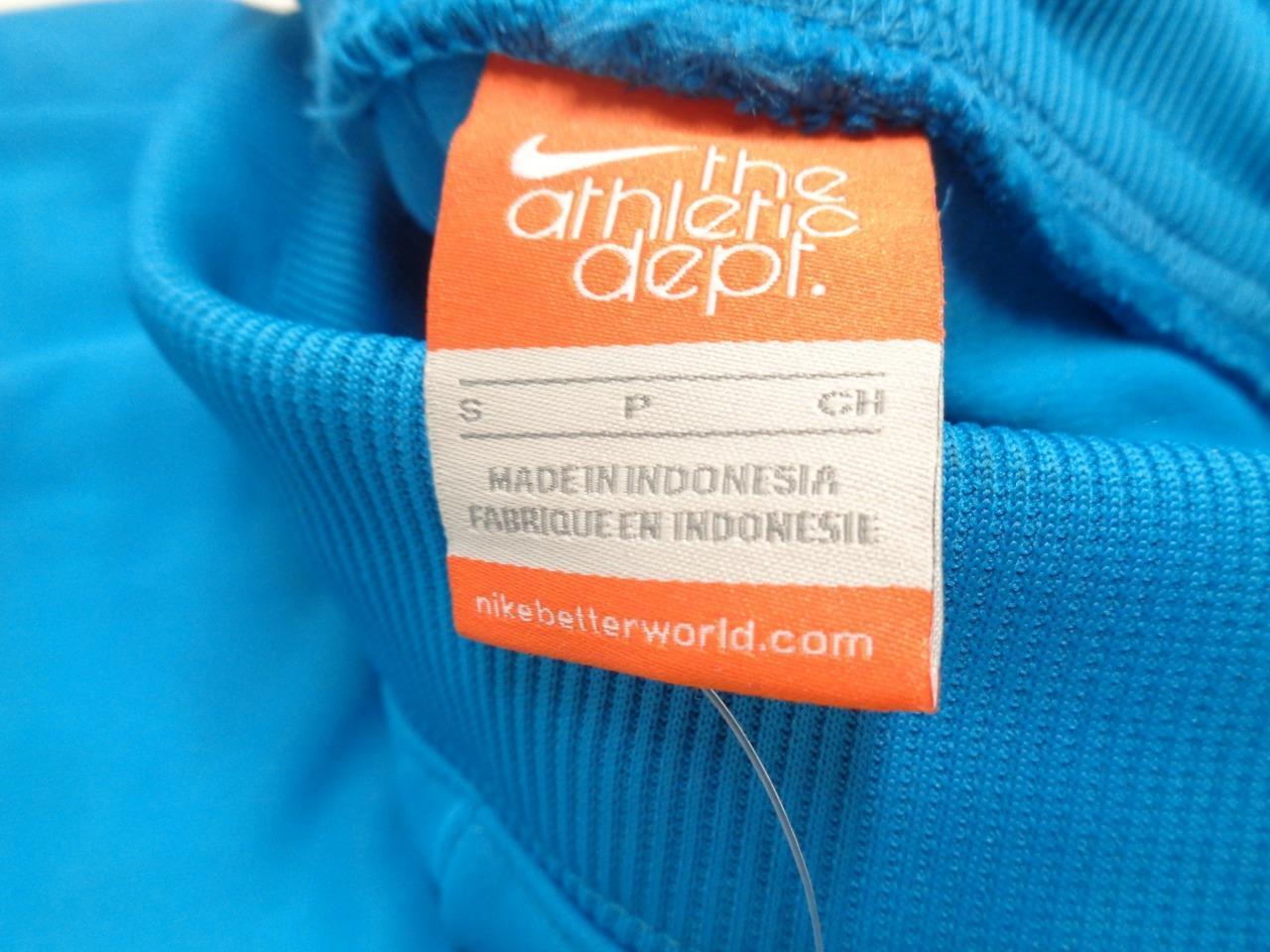 PAIR NEW NIKE WOMEN'S THE ATHLETIC DEPARTMENT 521901 BLUE TRACK PANTS SMALL SR