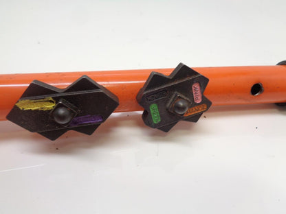 USED THOMAS & BETTS TBM5 SHURE STAKE TOOL W/ 3 COLOR-CODED DIES R27