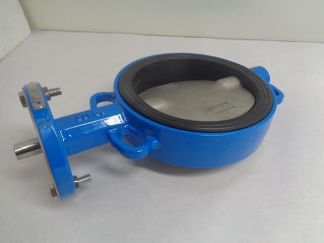 NEW PRATT 8" DI BUTTERFLY VALVE BF-8681 RUBBER SEATED STAINLESS STEEL DISC R18