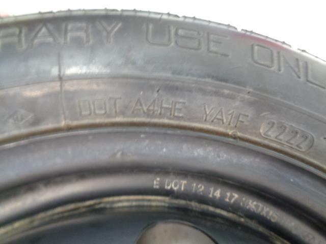 HYUNDAI ACCENT SPARE WHEEL 15X3.5 52910-1R900 & KUMHO TIRE T125/80D15 95M KSLR