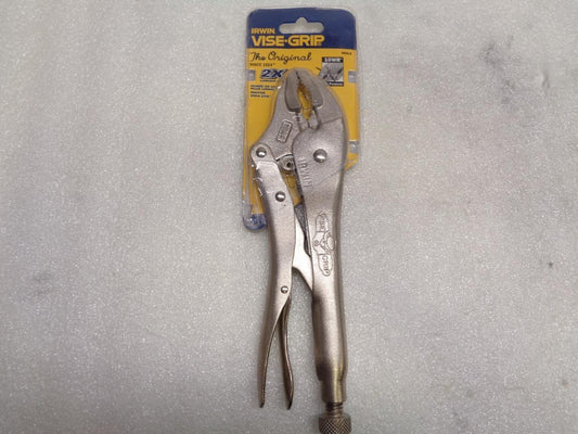 IRWIN 502L3 10WR 1-7/8" 10" CURVED JAW LOCKING PLIERS W/ WIRE CUTTER R22T5