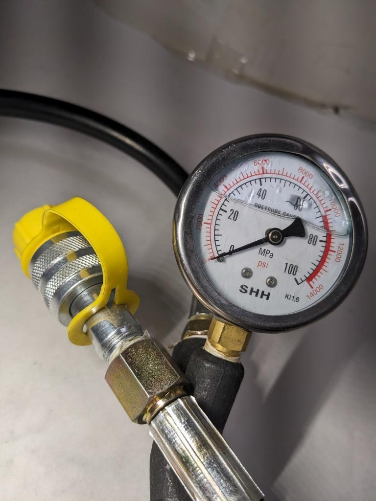 MANUAL HYDRAULIC PUMP 2 SPEED 10000PSI 900CC CP700LB HYDRAULIC HAND PUMP NEW R11