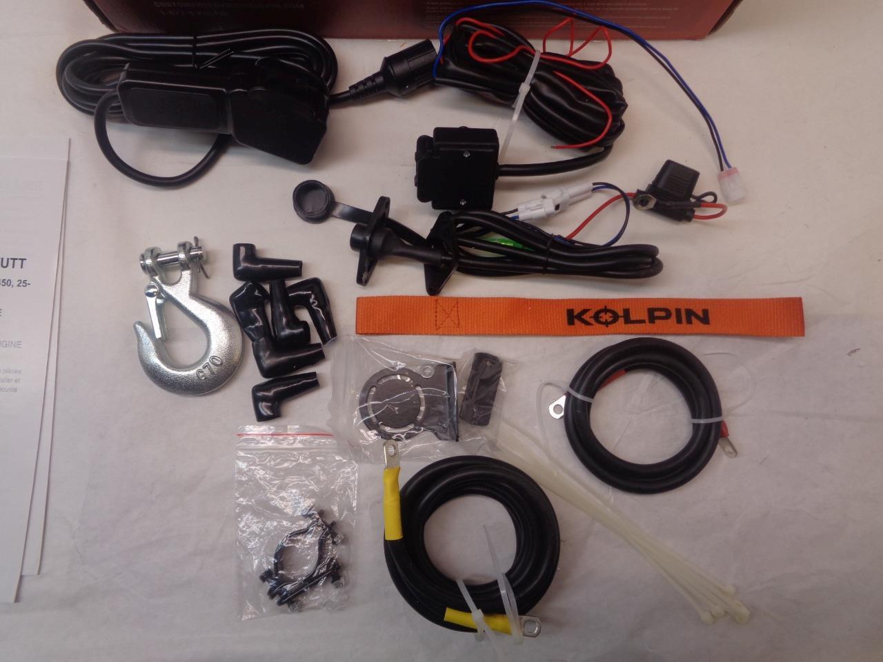 1 NEW KOLPIN 4500LB SYNTHETIC ROPE WINCH 25-9455 R16