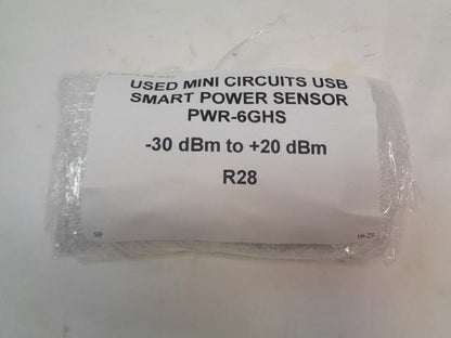USED MINI CIRCUITS USB SMART POWER SENSOR PWR-6GHS -30 dBm to +20 dBm R28