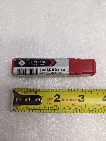 CLEVELAND TWIST DRILL C42699 END MILL 556 1/2" DIA 3-1/4" OAL 4-FLUTE NEW R22T5