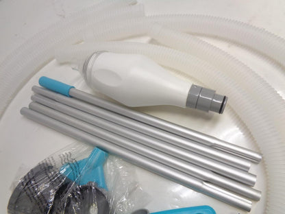 NEW SKOOBAMAX POOL VACUUM KIT 8-18' 530 GAL MIN./1300 GAL MAX. CAPACITY R28