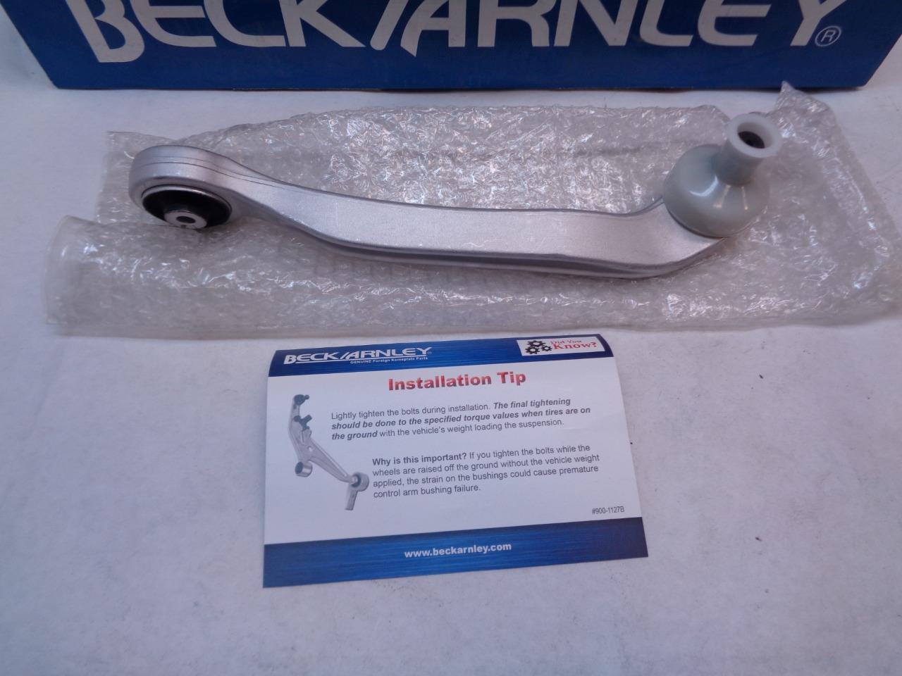 BECK ARNLEY FRONT PASSENGER UPPER CONTROL ARM FOR 2006-11 AUDI A6 102-5965 L1