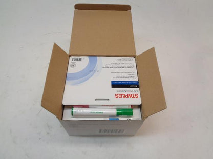 NEW 12-PACK STAPLES REMARX CHISEL TIP ASSORTED DRY ERASE MARKERS 29205 R33