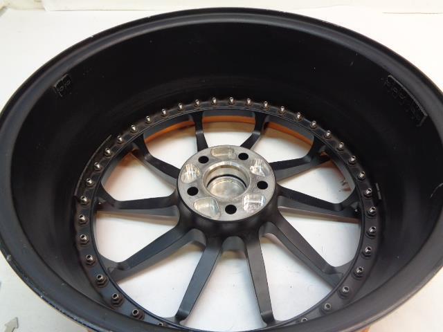 USED BRIXTON FORGED R10D TARGA 3 PC 20X9 5X112 MATTE BLACK/ORANGE WHEEL WR