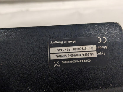 GRUNDFOS ML90FA 400/460-2 D1-J 50/60hz 3HP MOTOR PUMP BSRG6