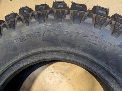 MUD CLAW COMP MTX LT 295 70 17 121/118Q LRE 10PLY TIRE MTX21 CQ1