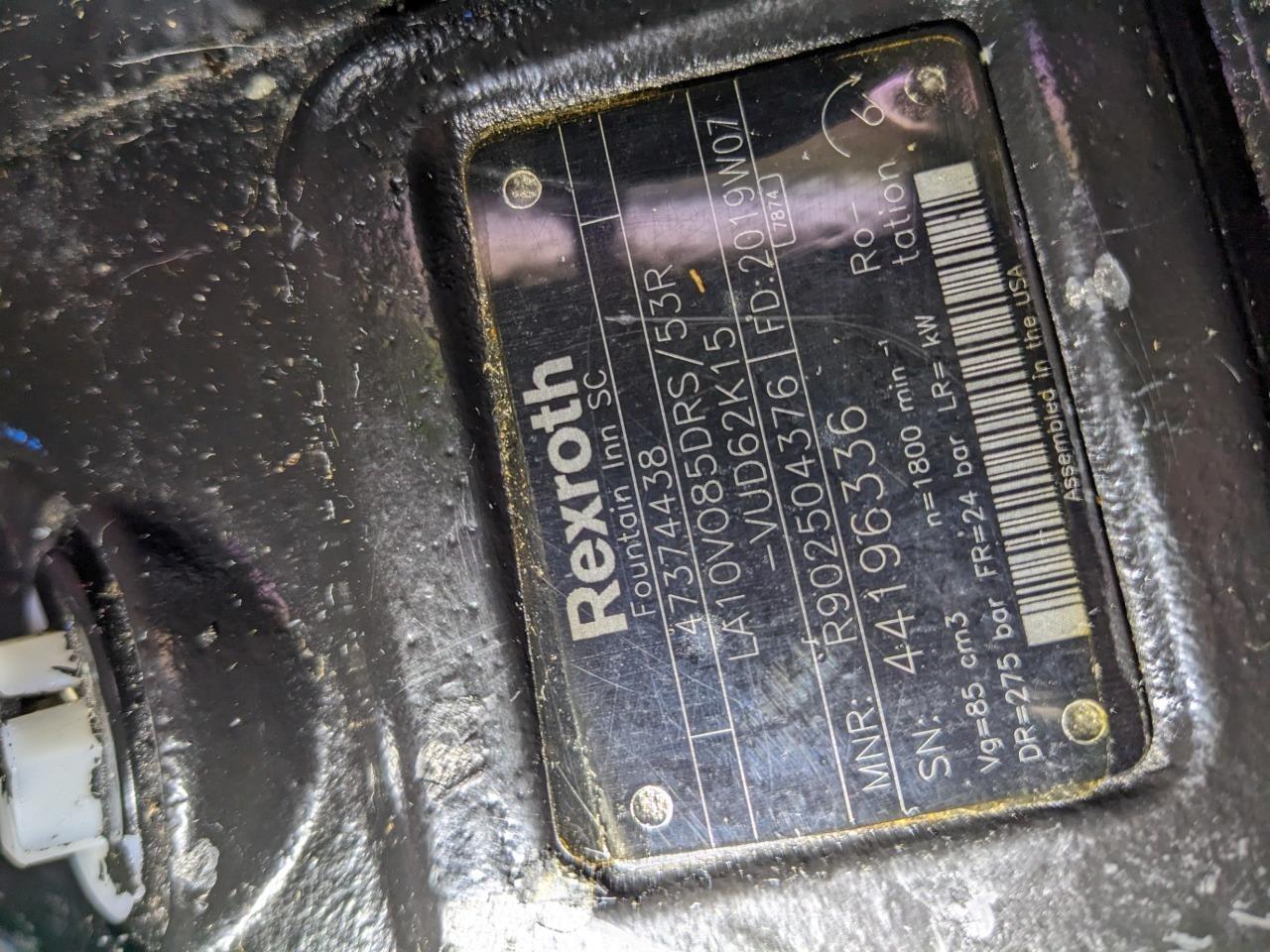 REXROTH HYDRAULIC PUMP MOTOR GMX500-3 NEW J1