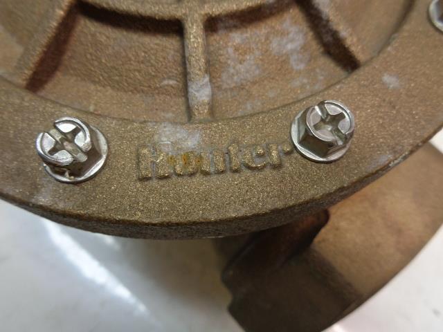 NEW HUNTER VALVE IBV301GFS 3 INCH BRASS GLOBE VALVE W/ FILTER SENTRY R32