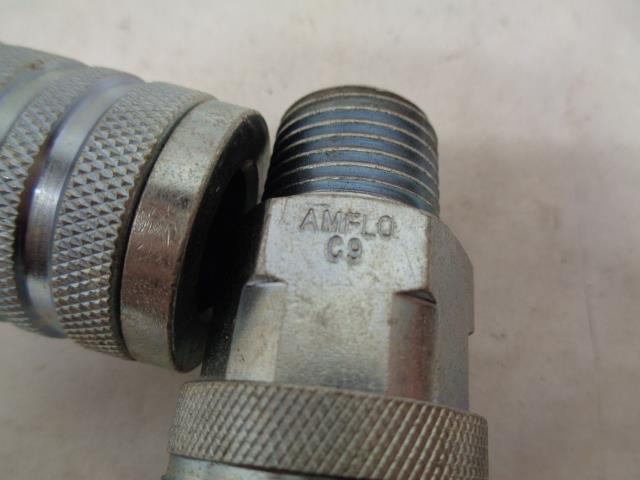 2 PACK C9 1/2" I/M/T DESIGN x 1/2" MNPT STEEL COUPLER AMFLO C9 R15T1