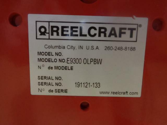 Reelcraft E9300 OLPBW Low Pressure Heavy Duty Hose Reel NEW BSR