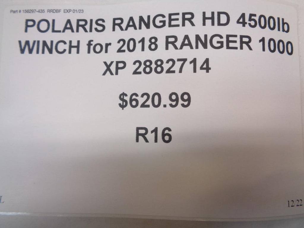 POLARIS RANGER HD 4500lb WINCH for 2018+ RANGER 1000 XP 2882714 R16