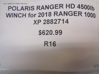 POLARIS RANGER HD 4500lb WINCH for 2018+ RANGER 1000 XP 2882714 R16