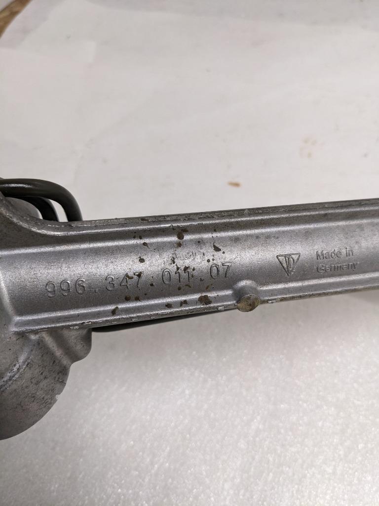 PORSCHE 99634701107 STEERING RACK AND PINION FOR 99-05 911 996 USED R20