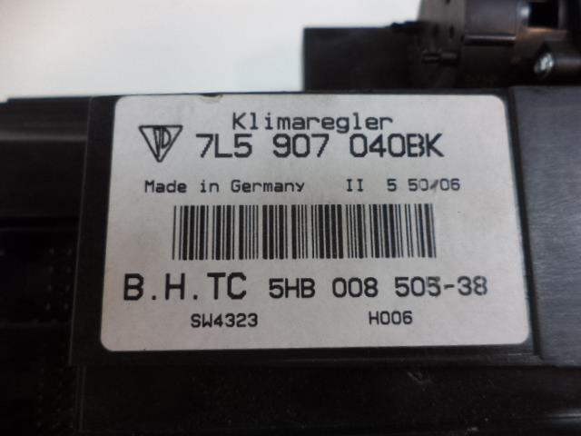 NEW GENUINE PORSCHE CAYENNE CLIMATE CONTROL UNIT 7L5 907 040 BK R20T7