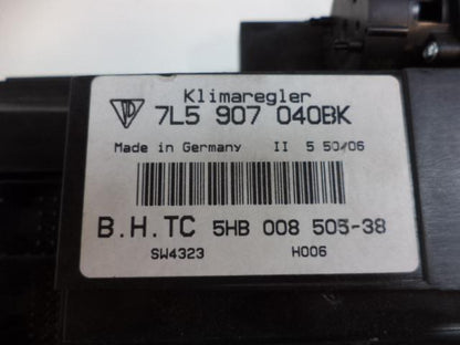 NEW GENUINE PORSCHE CAYENNE CLIMATE CONTROL UNIT 7L5 907 040 BK R20T7