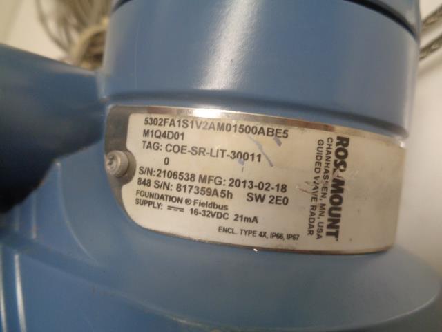 NEW ROSEMOUNT 5300 SERIES LEVEL TRANSMITER 5302 2-WIRE GUIDED WAVE RADAR R18