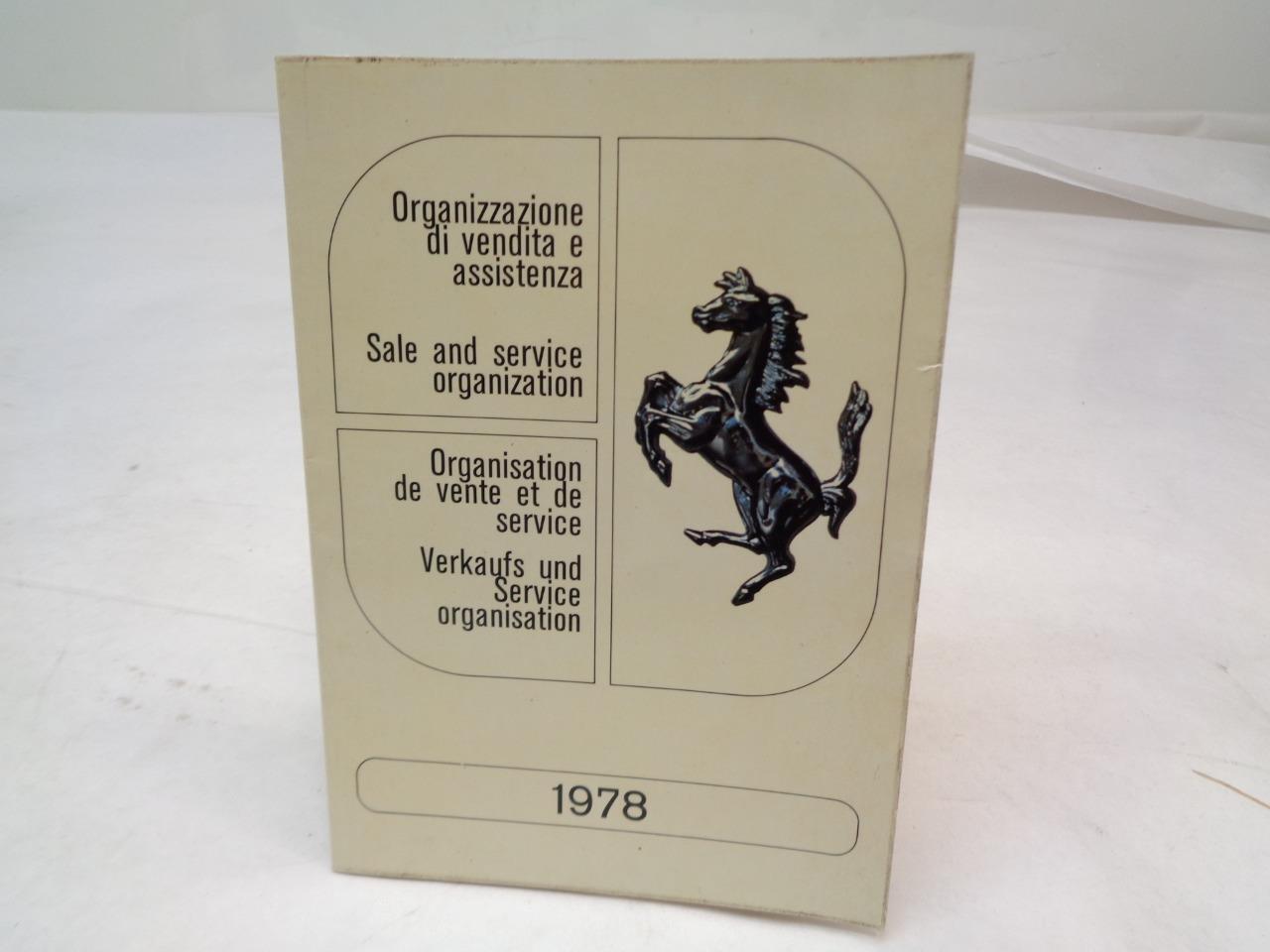 USED GENUINE Ferrari 1978 308 GTB/GTS Owners Manual Set R31 T1