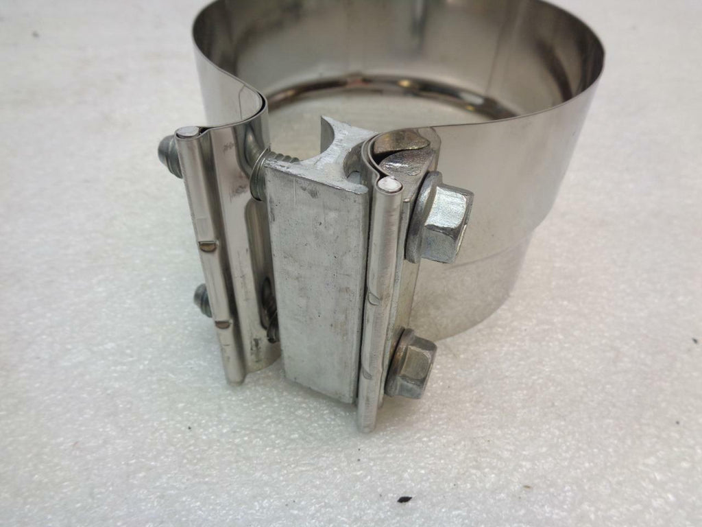 2 PACK NELSON INDUSTRIES TORCTITE 4'' EXHAUST CLAMPS WITH HARDWARE 90366A-10 R10