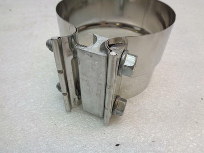 2 PACK NELSON INDUSTRIES TORCTITE 4'' EXHAUST CLAMPS WITH HARDWARE 90366A-10 R10