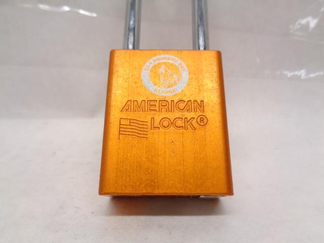 NEW AMERICAN LOCK ORANGE ALUMINUM PADLOCK 6PCS A1107KAORJ HH4 KEY R27