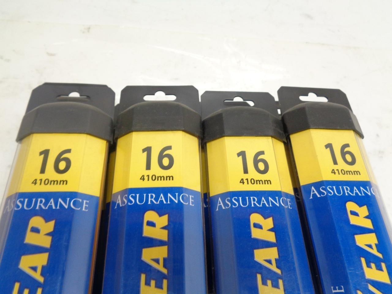 NEW OLD STOCK GOODYEAR ASSURANCE WINDSHIELD WIPER BLADES 16" 12 PACK  765-16 SR