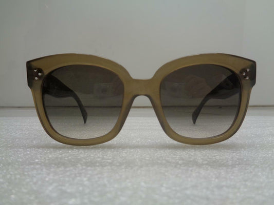 Céline Cat Eye Sunglasses Acetate Smoked Transparent Frame 4S004CPLP.38NO NEW SR