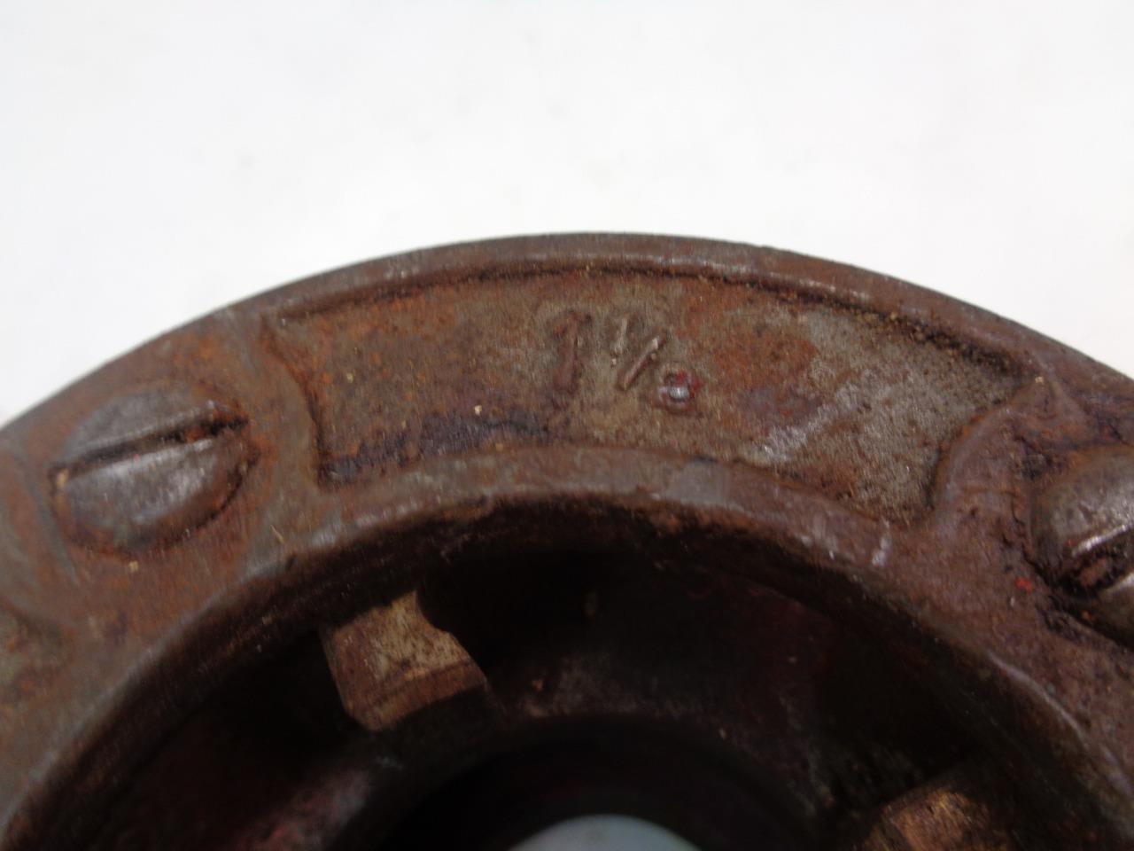 USED RIDGID 12R 1-1/8" DIE HEAD FOR RATCHETING PIPE THREADER R22T8