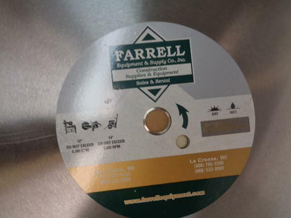 FARRELL WHIS-PURR TURBO BRICK/BLOCK CUTTING BLADE 20"x5/8" FA2114ZDBX3-2TS SP2