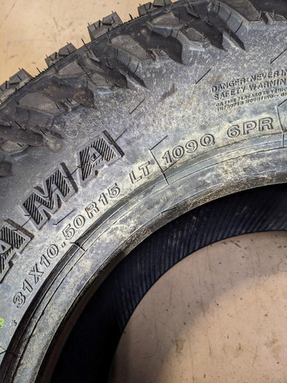 2 YOKOHAMA GEOLANDAR M/T G003 LT 31 10.5 15 109Q LRC 6PLY TIRES 110133301 BQ2