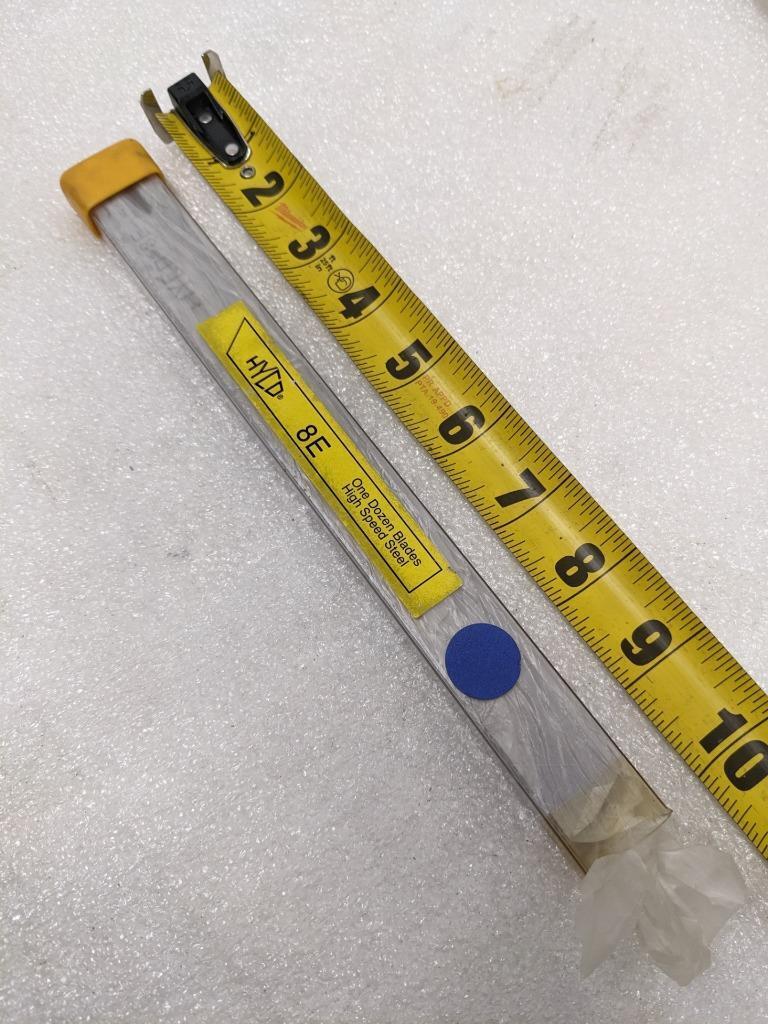 HYCO 8E 12-PACK REPLACEMENT SAW BLADES HIGH SPEED STEEL 8-1/2" NEW R22T5