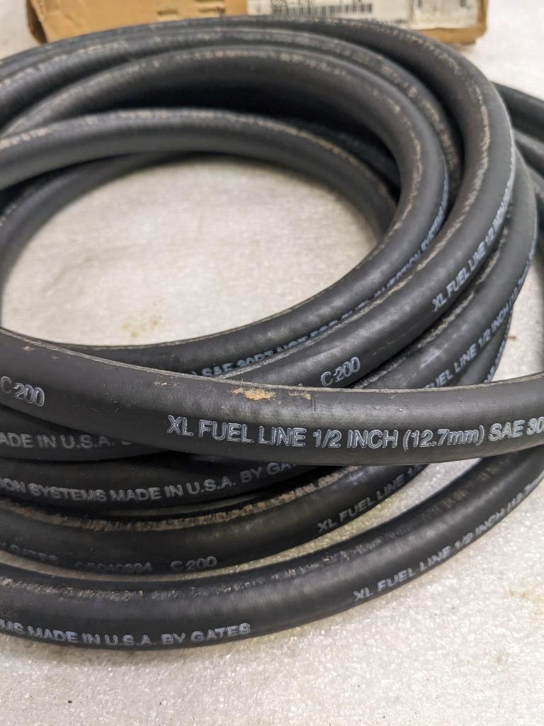 GATES 27006 FUEL HOSE 25' LONG 1/2" ID NITRILE NEW R15