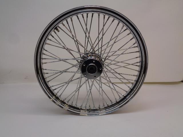 1 NOS CHROME FRONT MOTORCYCLE WHEEL 21X1.25 WR