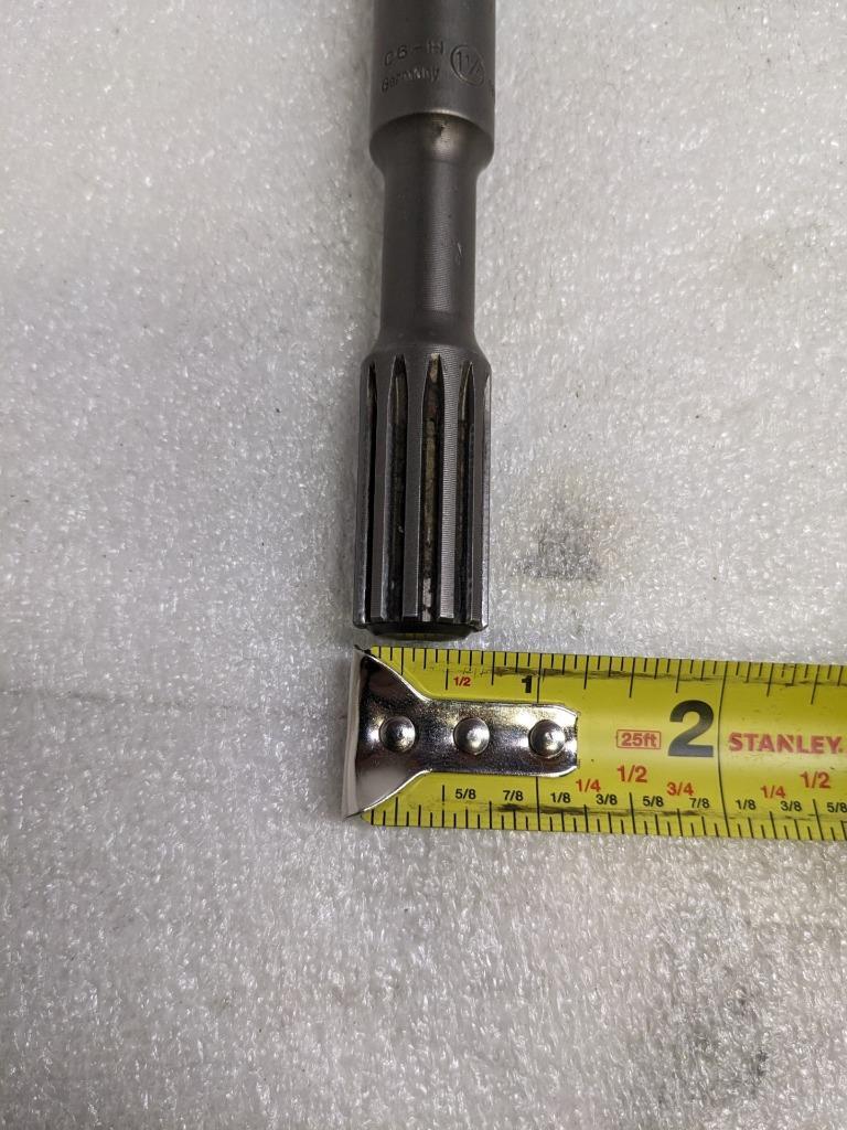 UNBRANDED 1-1/4" X 23" SDS-MAX ROTARY HAMMER BIT CARBIDE 4-CUTTER TIP NEW D0