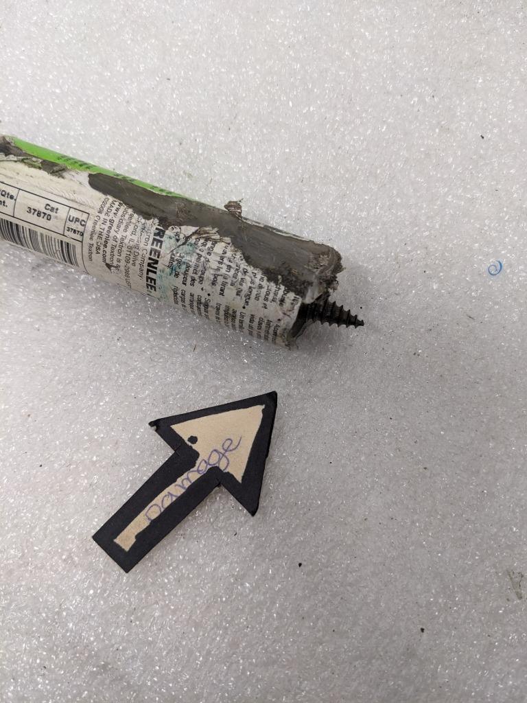 GREENLEE 37870 NAIL EATER II AUGER BIT 13/16" X 18" MISSING HALF CASE NEW D0