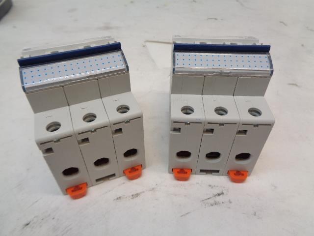 PAIR GEWISS GW92070 MINI CIRCUIT BREAKER MT 60 3P CHARACTERISTIC C 32A 3 MOD R4
